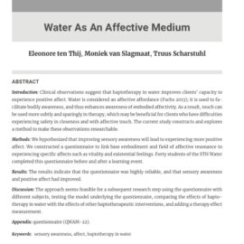 Water as an Affective Medium